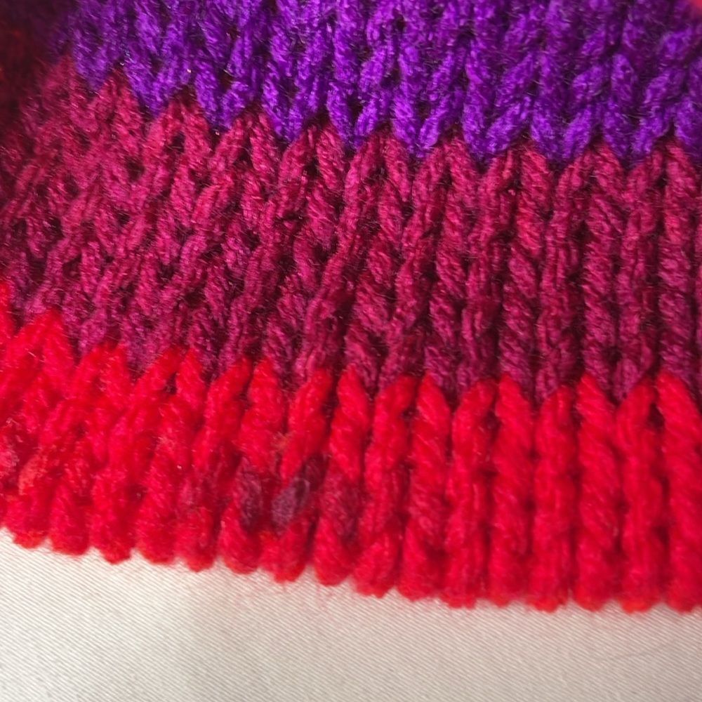 Adorable Reversible Baby Beanie Hat Bright & Cheery - Picture 6 of 7